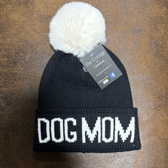 Dog Mom Pom Pom Beanie - Picture 1 of 8
